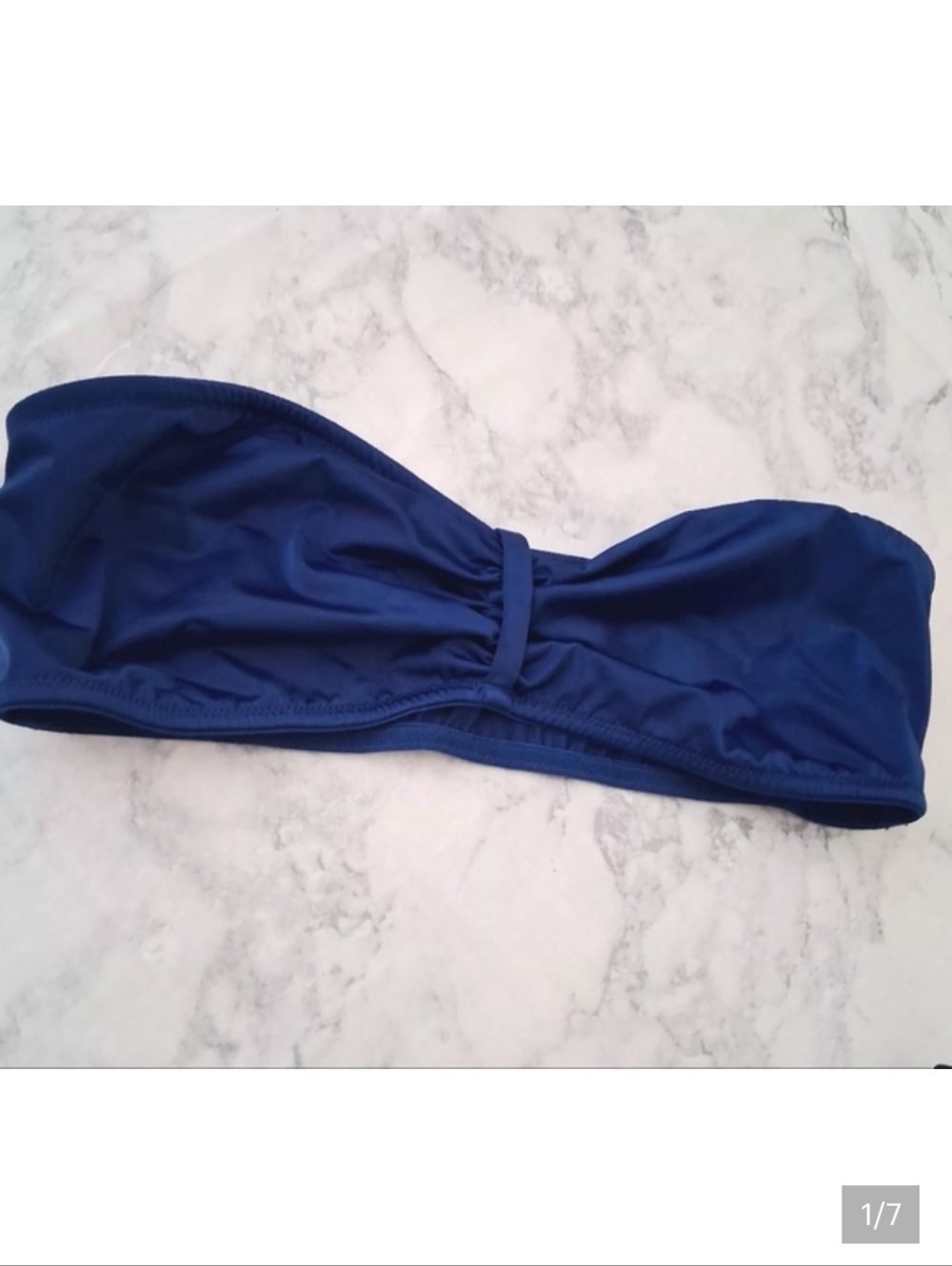 Victoria's Secret Royal Blue Bandeau Bikini Top Size Medium